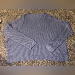 Lavender Blue High Neck Sweater